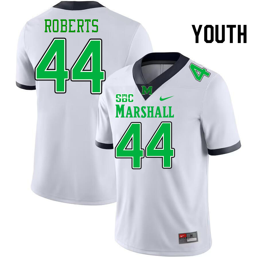 Youth #44 Antwan Roberts Marshall Thundering Herd SBC Conference College Football Jerseys Stitched-W